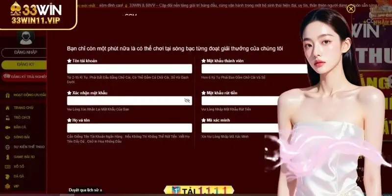 Thao tác hoàn tất đăng ký tài khoản nhà cái