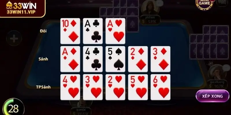 Vài nét cơ bản về game bài Mậu Binh 33WIN